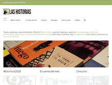 Tablet Screenshot of lashistorias.com.mx